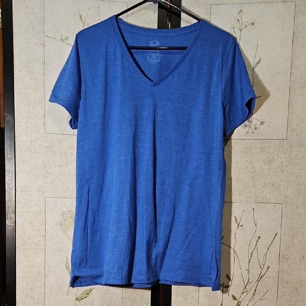 Fruit of the Loom Blue Relaxed Short Sleeve Tee